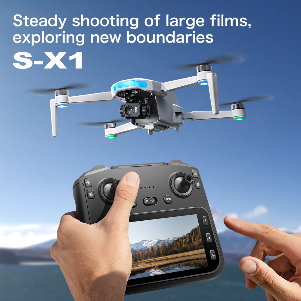 Original S-X1 GPS Foldable RC  - огляд і ціна Drone Ae Rc