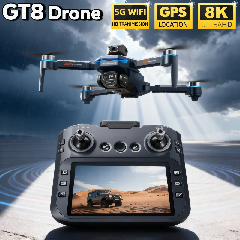 HOT For LSRC GT8 Drone 4K Prof - огляд і ціна Jjrc Drone X12