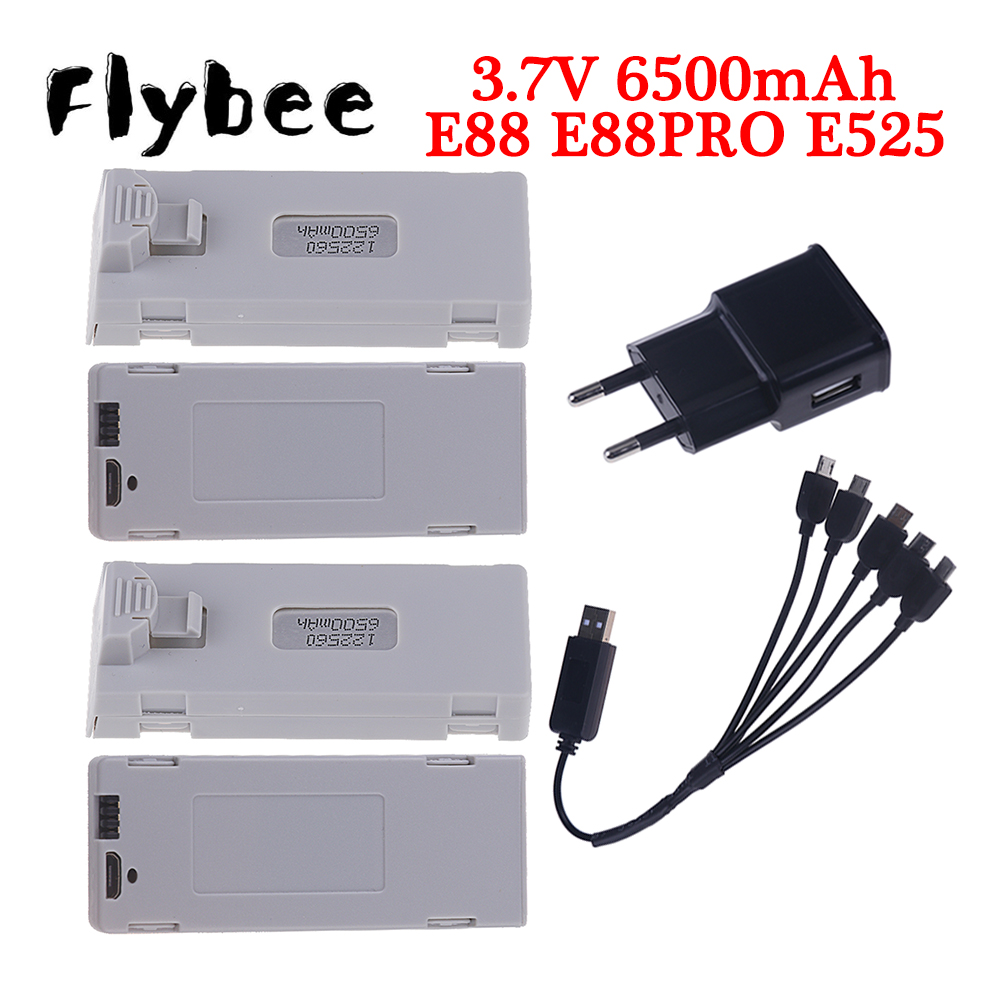 Original E88 Battery 3.7V 6500 - огляд і ціна Drone Rc Leading